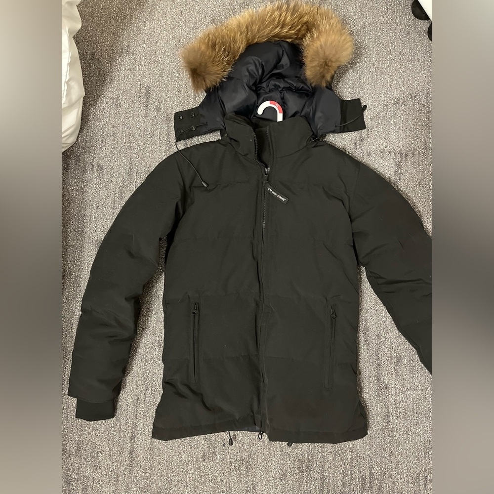 XS Canada Goose- Black Chelsea Parka